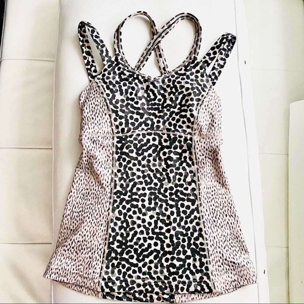 Lululemon Animal Print Tank Built-in Bra w/ pads 4